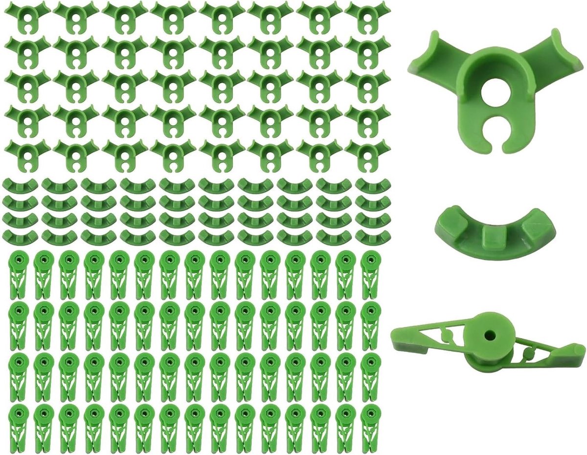 140 Stuks Laagbelastingsclips voor Planten - 90 Graden Bending Clips voor Groei en Training van Planten, Ideaal voor Groei Richting Veranderen