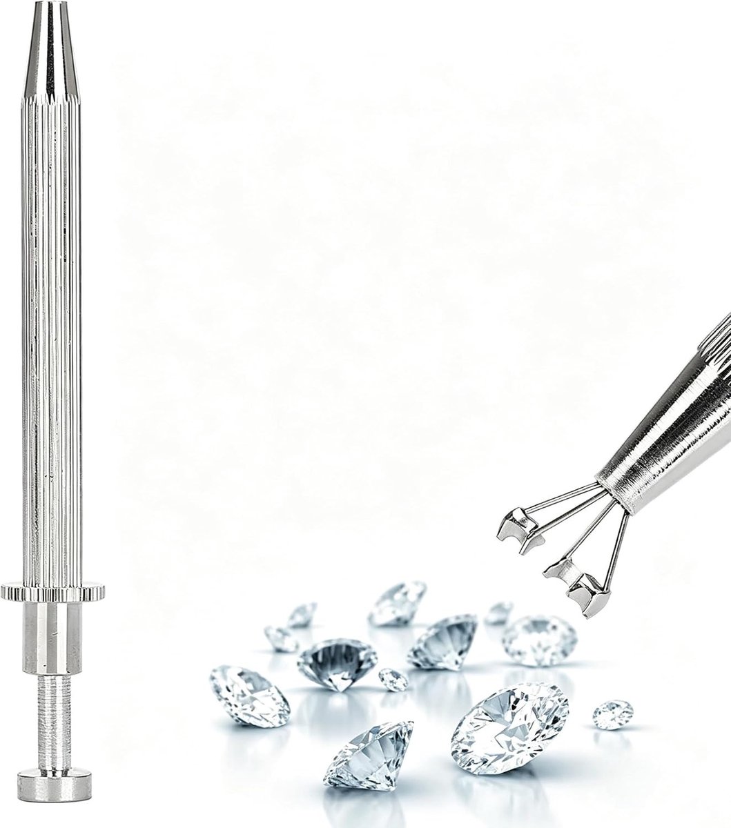 Professionele Tweezers voor Het Oppakken van Kleine Onderdelen, Ideaal voor Diamanten en Edelstenen, Roestvrijstalen Precisie Gereedschap voor Piercings en Juwelen