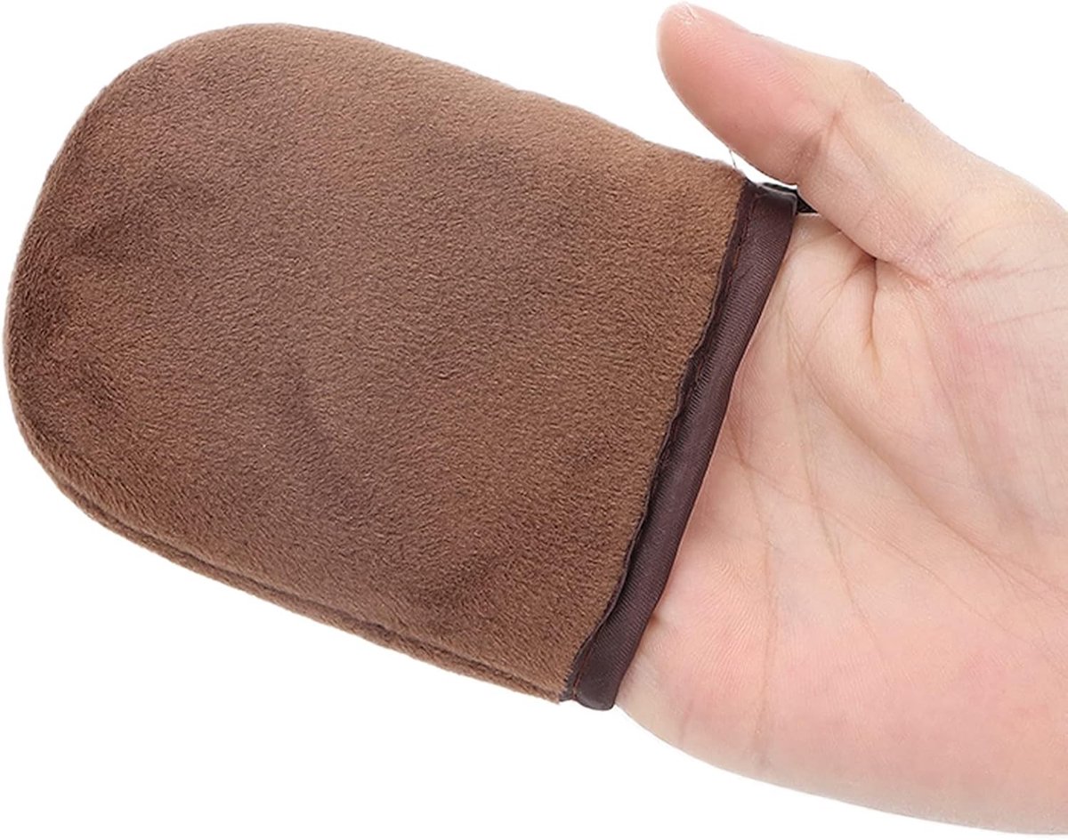 Tanning Handschoen voor Zelfbruiners - Herbruikbare en Wasbare Applicator voor Zonnebrand zonder Zon, Ideaal voor een Egale Bruine Huid en Gemakkelijk in Gebruik