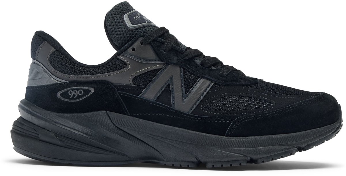 New Balance 990v6 Sneakers – 990 Lifestyle Unisex Sneakers Zwart