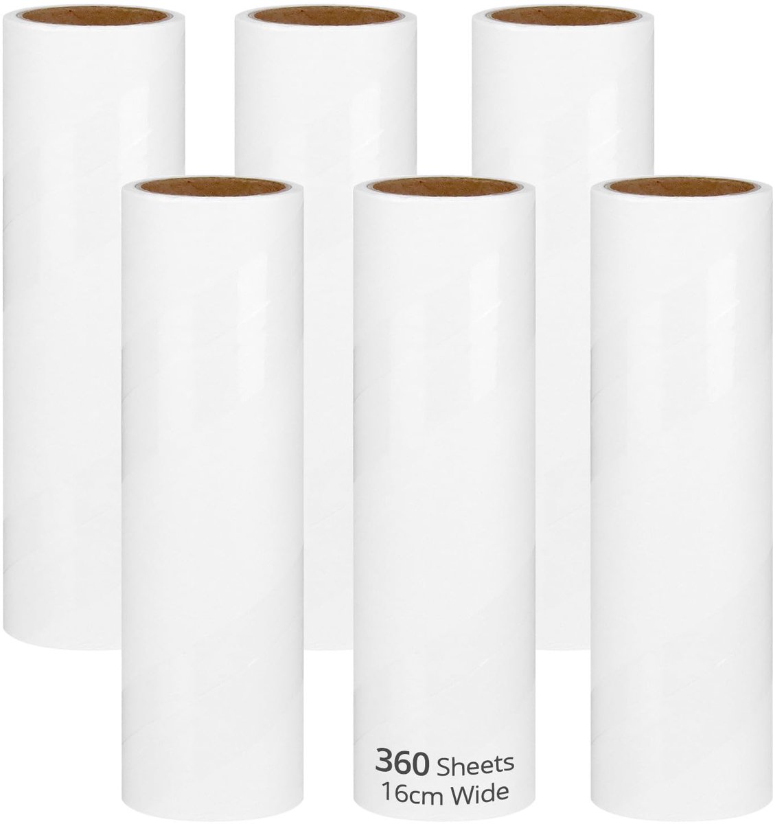 Pluizenroller 16cm - Groter reinigingsoppervlak - 6 rollen met 360 bladeren - Ideaal voor kleding en meubels - ShopVlot