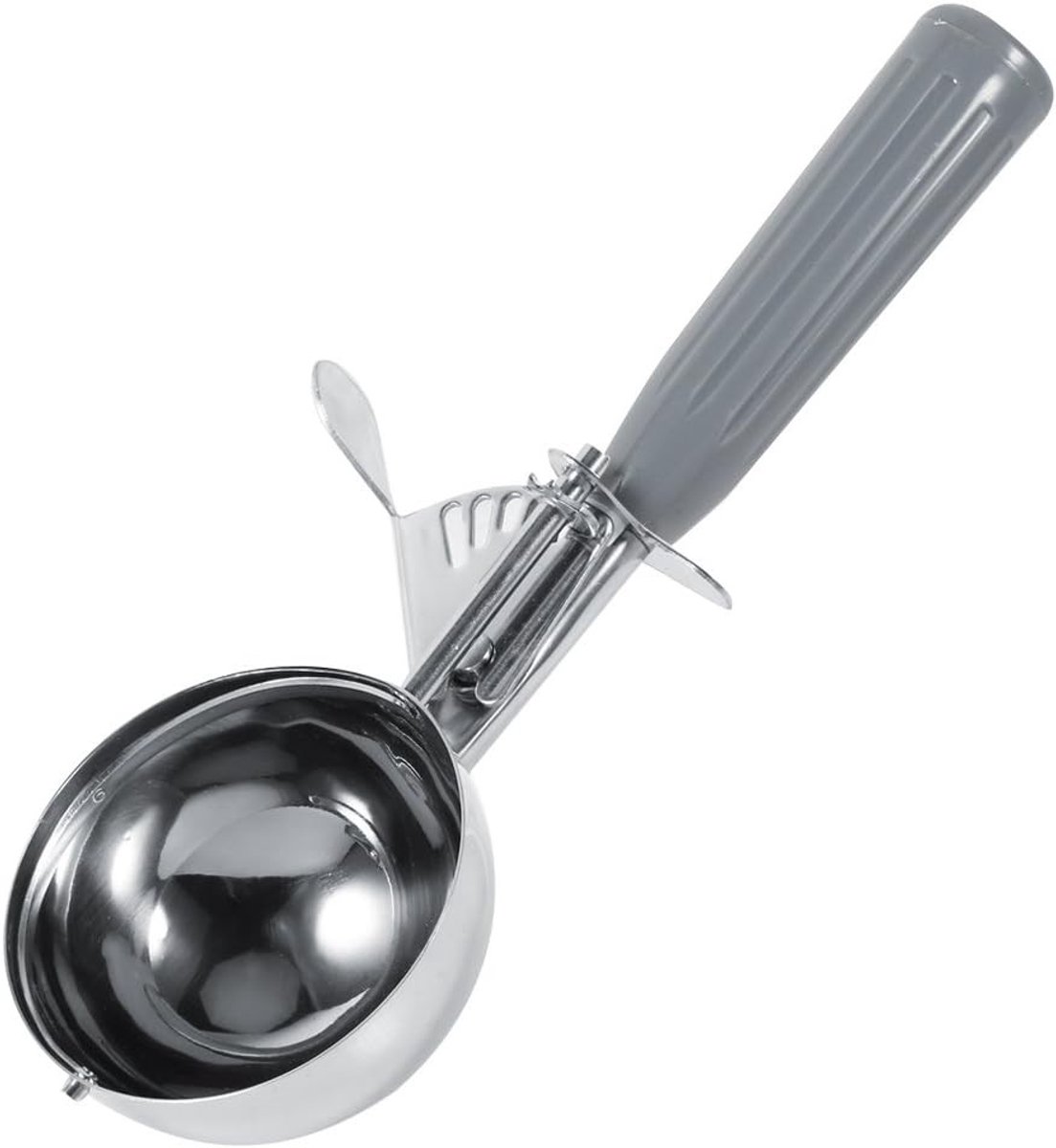 Praktische RVS IJslepel met Kunststof Handvat - Perfect voor IJs, Fruit en Desserts - 1 Stuk Keukenhulpmiddel (7.2CM)