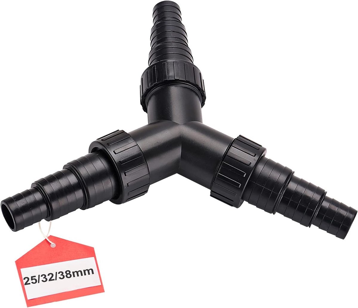 3-weg ventiel Y-distributor voor trapuitloop 0.984/1.260/38mm - waterafvoer, sanitair, installatie
