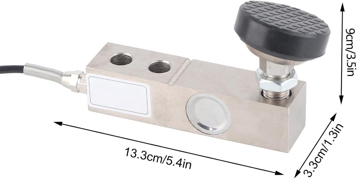 1000kg Shear Beam Lastcel Sensor met 4-Draad Afgeschermde Kabel voor Weegtoepassingen en Precisieweegsystemen