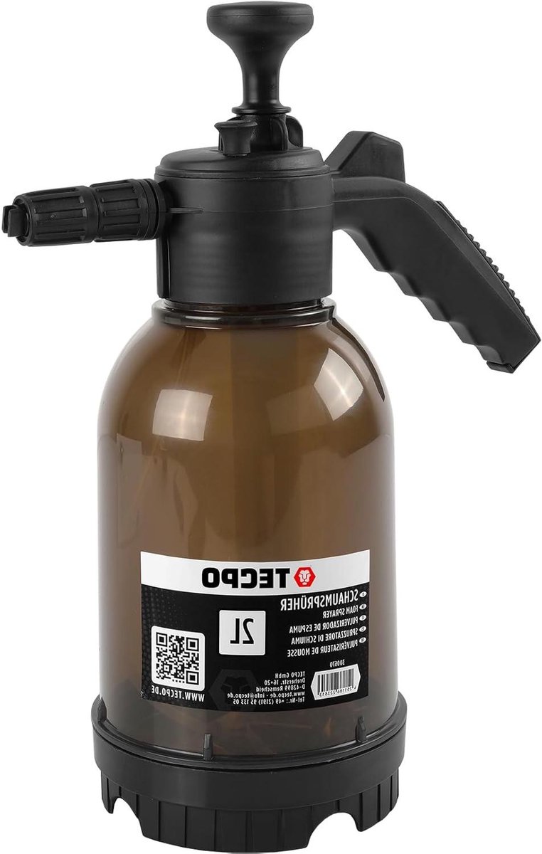 Schuimsproeier - Pompsproeier Handspuit - Voertuig Reinigen - Twee Schuimsproeiers - 2 Liter - Transparant