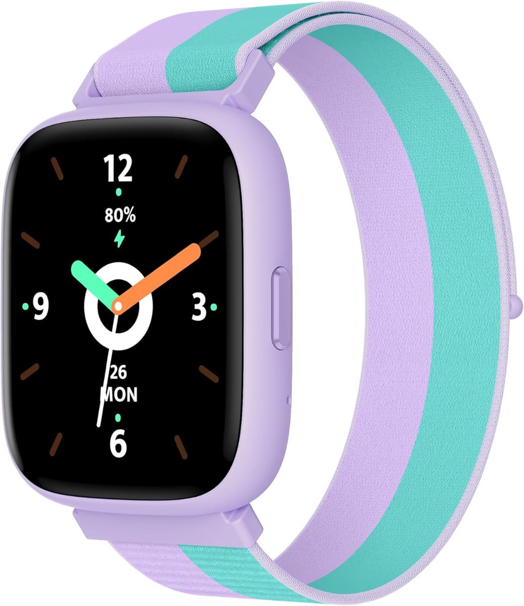 Allvia® Stappenteller Kinderen - Stappenteller Armband - Stappenteller Dames - Lichtpaars - 22cm x 4cm x 1cm
