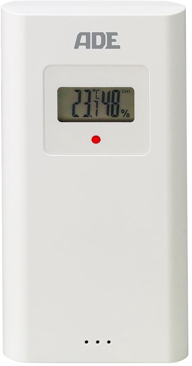 Buitensensor - Wit - Compatibel met ADE WS2301, WS2402, WS2506 - Voor Weerstation Vervanging