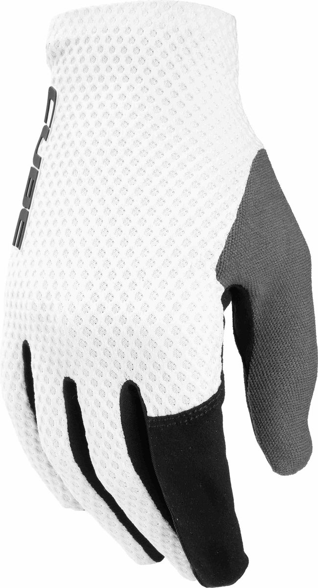 CUBE GLOVES RACE LONG FINGER WHITE