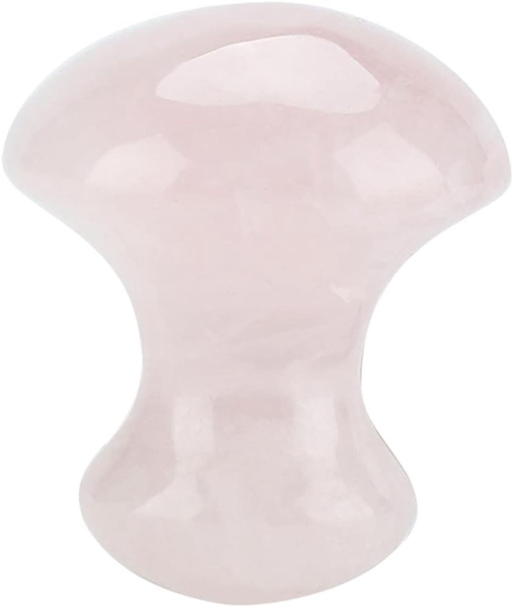 Natuurlijke Gua Sha Massage Tool voor Gezicht, Rozenkwarts Massage Steen, Effectieve Gezichtsmassage en Huidverzorging