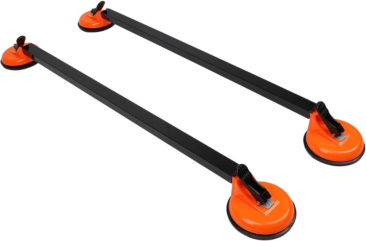 Duurzame en Universele Dakkoffer Steun met Suction Cups, Ideaal voor Auto's en Vervoer van Bagage, 36.22 Inch Lengte, Eenvoudige Montage en Sterke Bevestiging