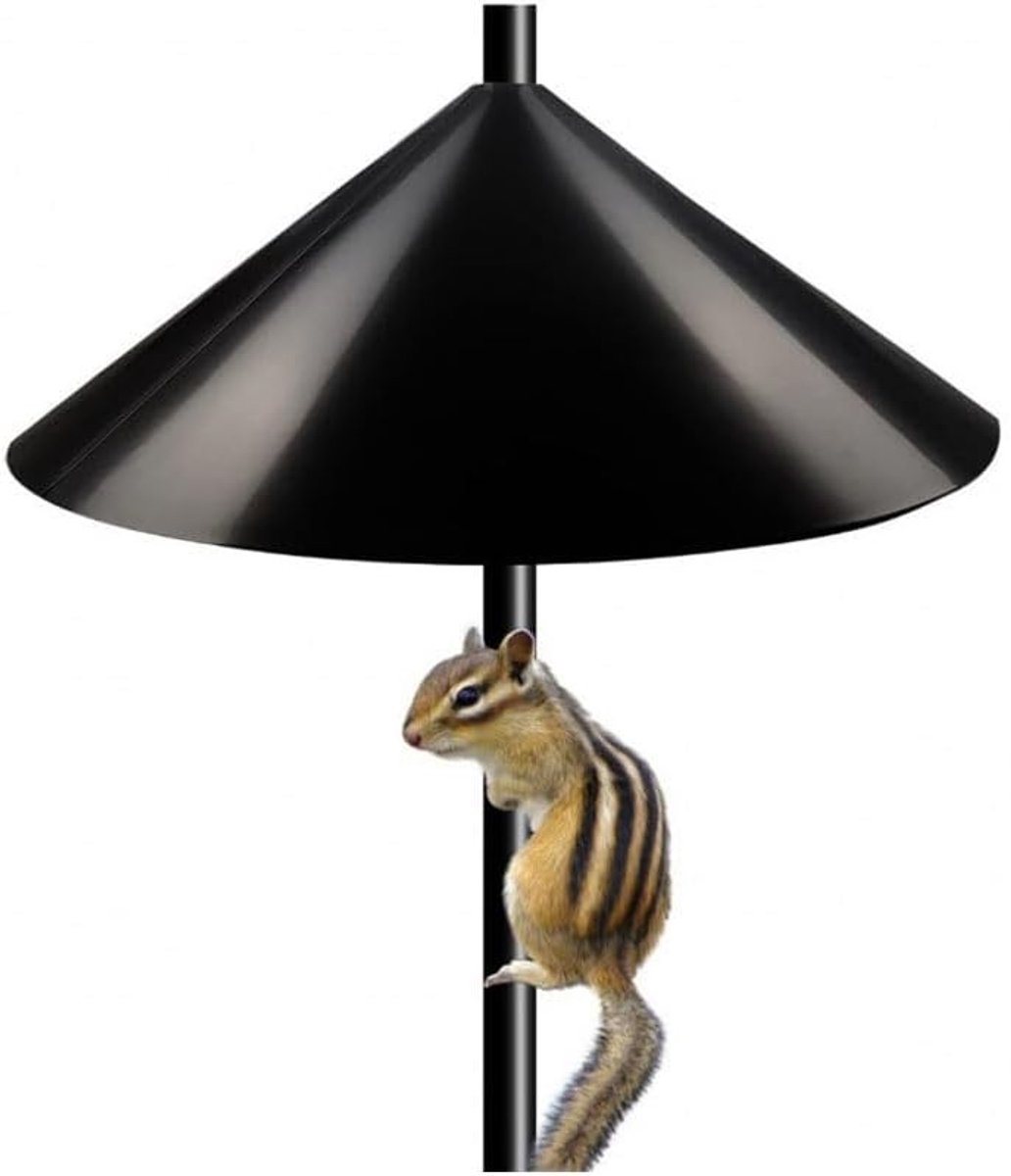 Omgeving voor Vogels: 40.6 cm Squirrel Baffle, Bescherming voor Vogelvoederstations en Vogelhuisjes, Eekhoornbestendig en Duurzaam