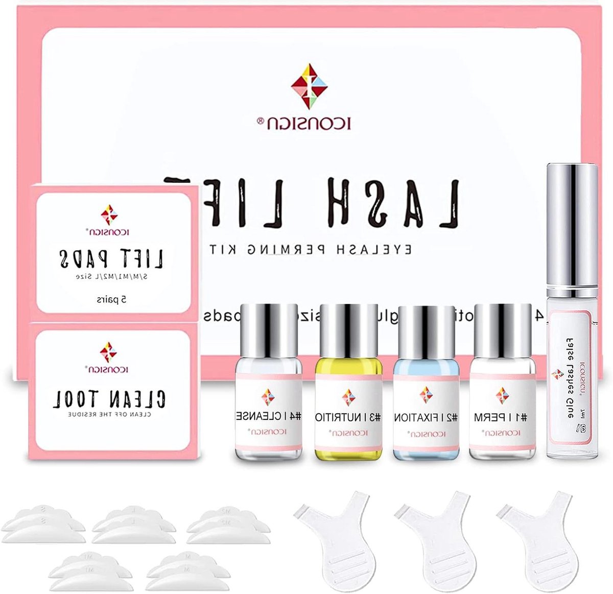 Wimperlift Set - Wimperkruller Permanent - Salon Wimper Effect - Langdurig Resultaat - 3 Maanden Houdbaar - Transparant