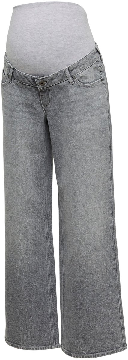 Mama Licious Zwangerschapsjeans met wijde pijpen Wide leg fit Mid waist Jeans