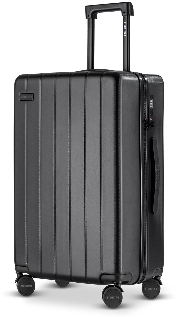 Reiskoffer 55 cm - ABS - Lichtgewicht met TSA-slot - Ideaal voor verre reizen - ShopVlot