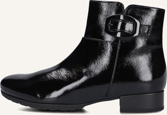 Gabor 714.1 Enkellaarsjes - Enkelboots met rits - Dames - Zwart - Maat 37