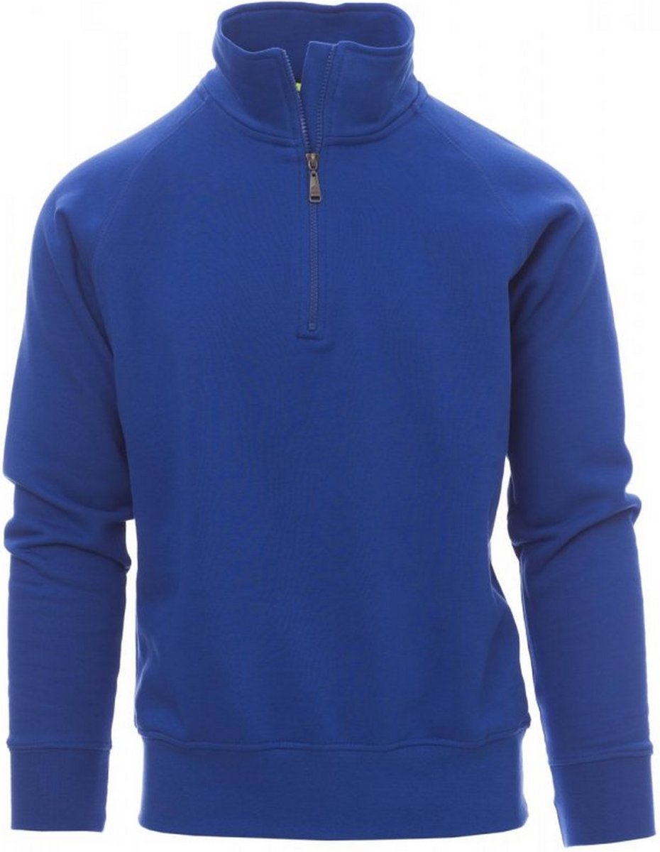 Half Zip Trui Heren - Sweater Heren - Blauw - Schipperstrui Heren - Maat S