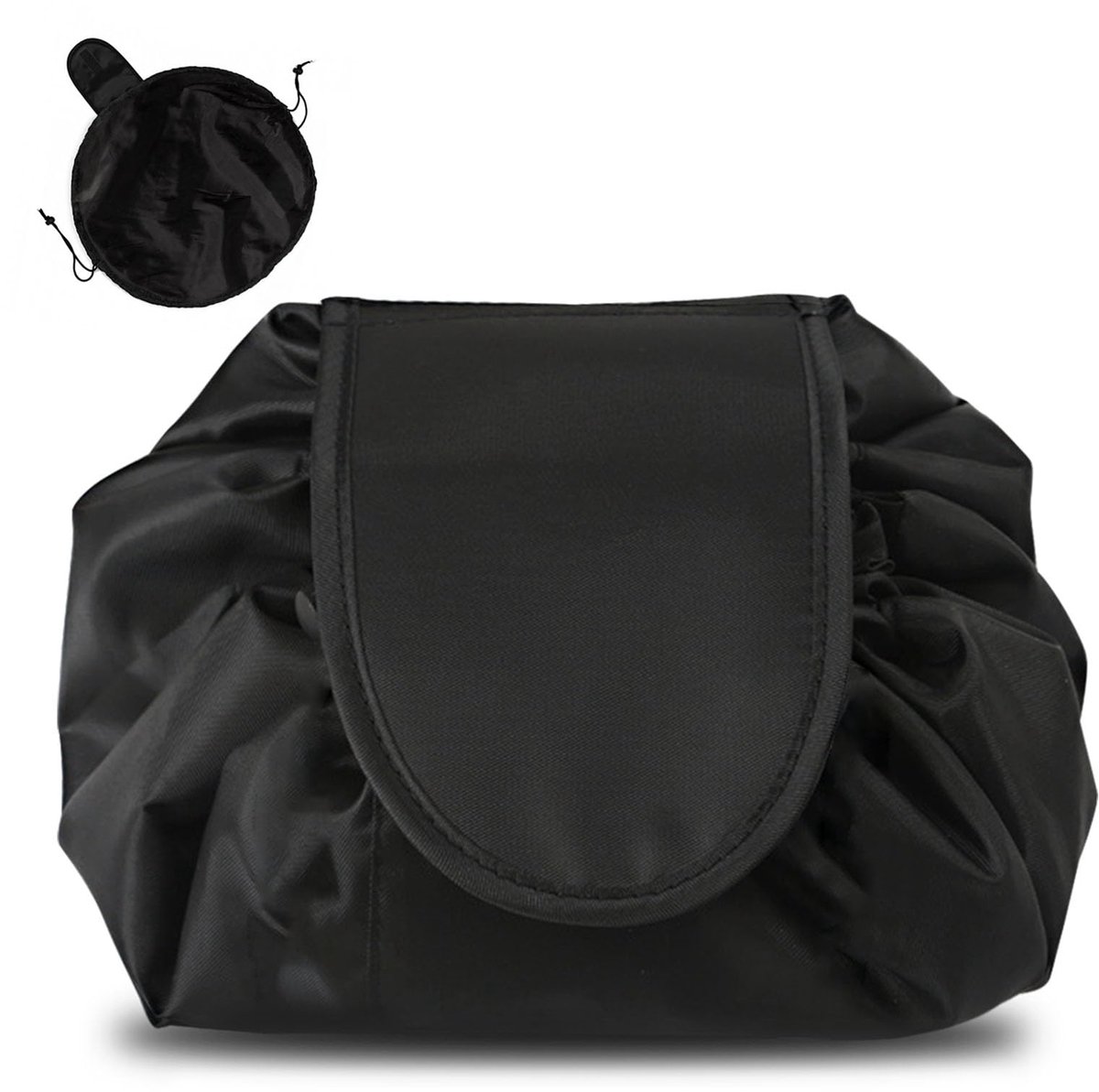 Make-uptas met trekkoord - grote capaciteit - waterdicht - ideale organizer voor make-up - ShopVlot