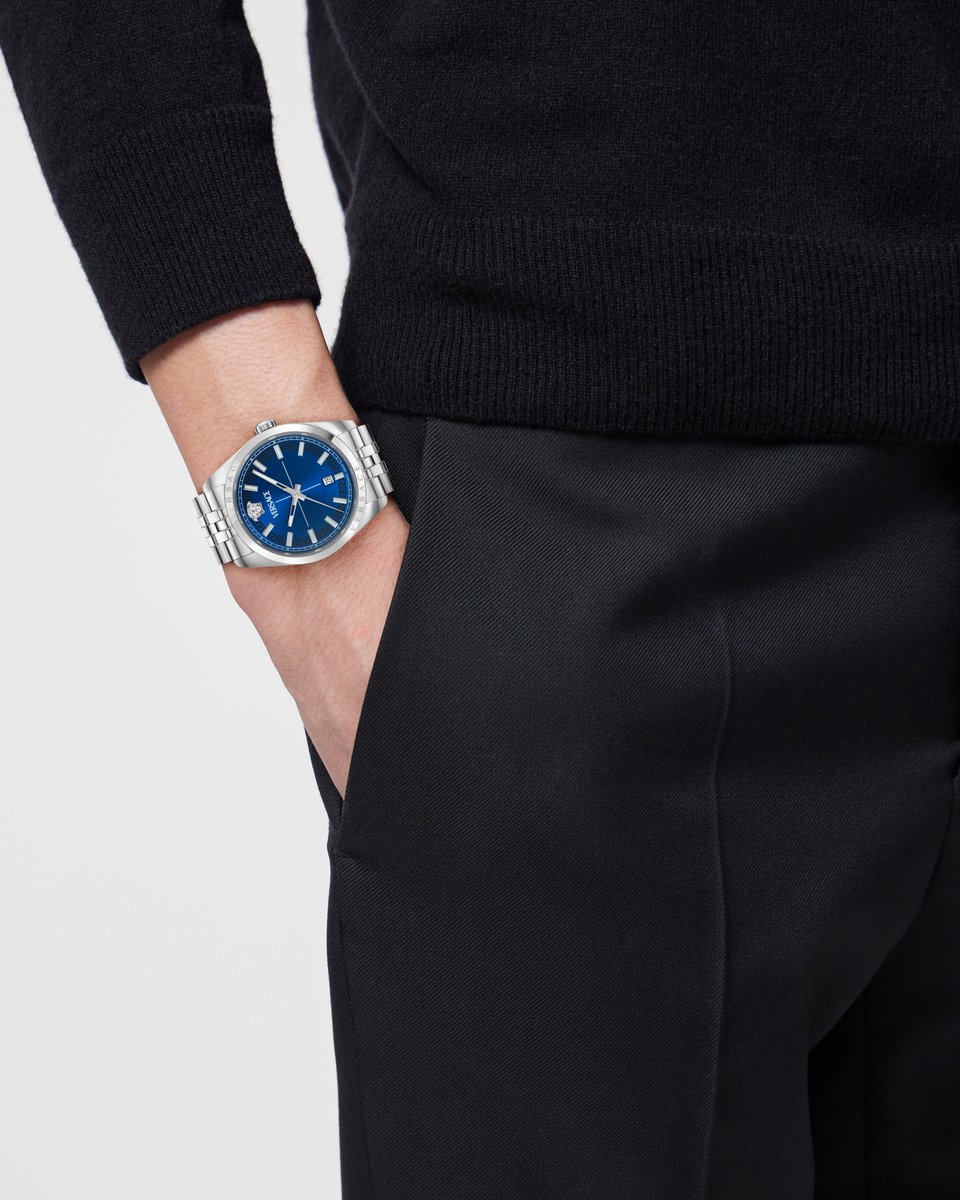 Versace Millenyium Gent VE5M00126 Horloge - Staal - Zilverkleurig - Ø 40 mm