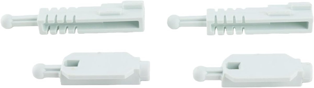 Koplampversteller Montagebeugel Premium Kunststof Koplampreparatieset voor 5-serie E39 1996-2000, Wit, 4-delig, Hoogwaardige Kwaliteit en Duurzaamheid