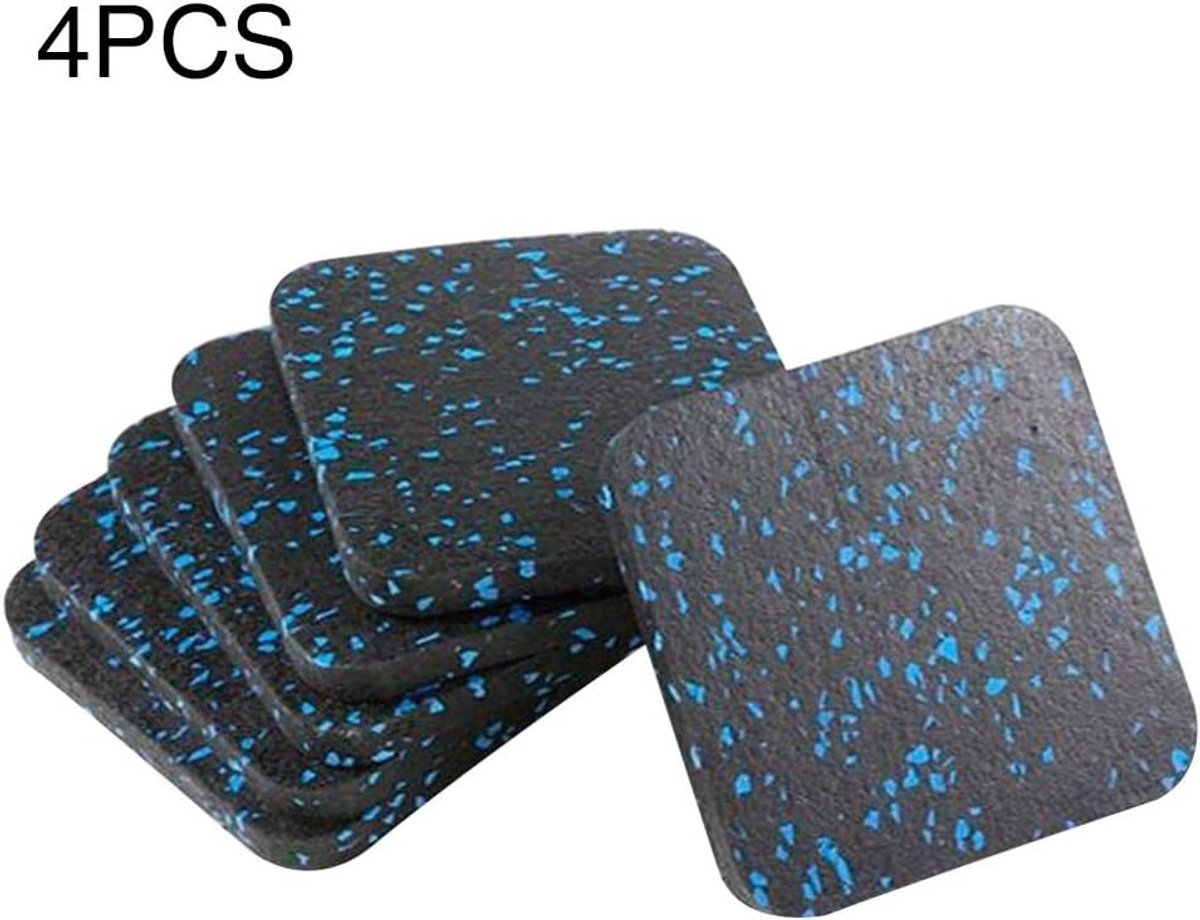 Schokabsorberende Mat voor Loopband, 6 Stuks Anti-Trillingen Geluidsisolatie Dikke Vloerbescherming voor Thuisgebruik thumbnail 6