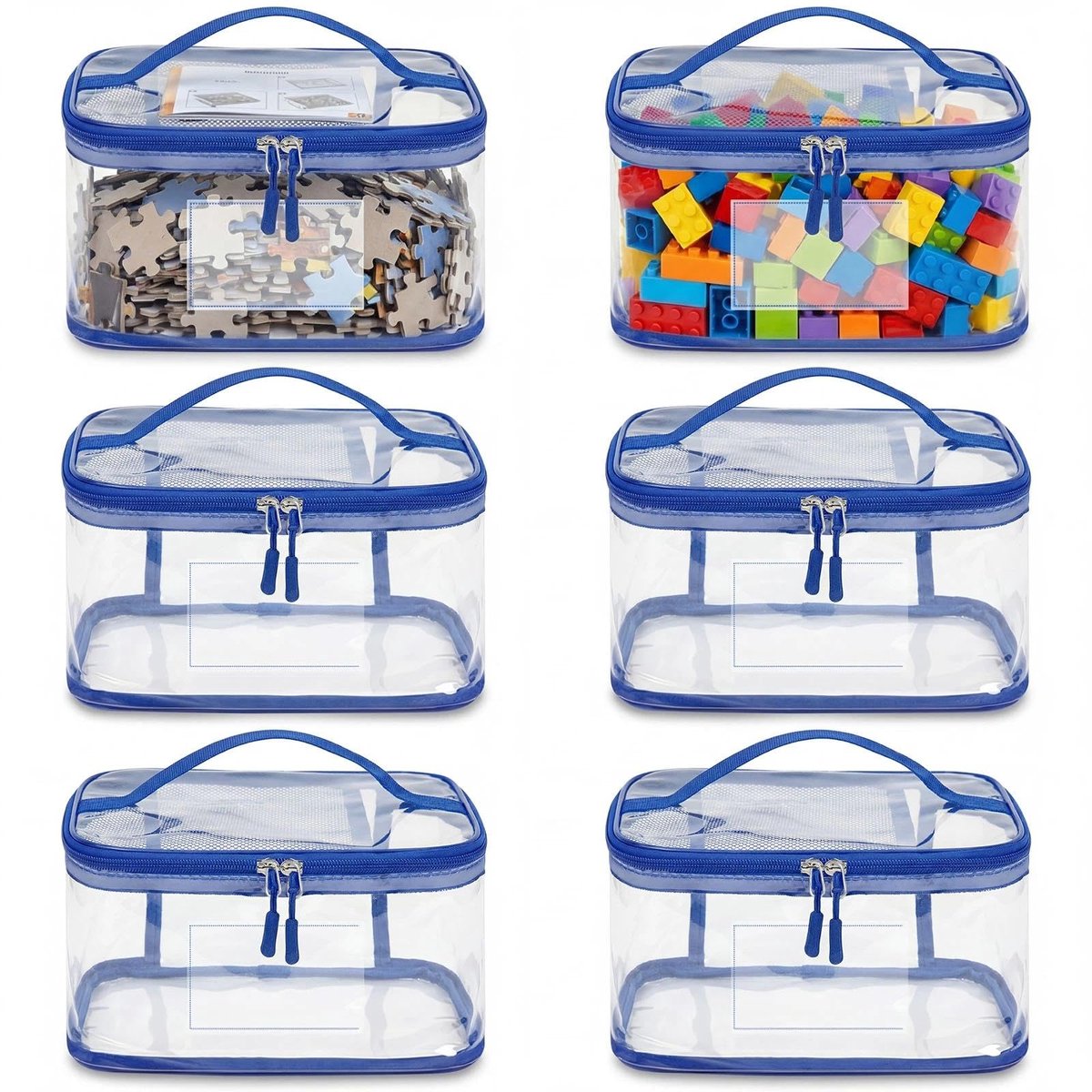opbergzakken voor speelgoed 20 x 16 x 15 cm - PVC - waterdicht - ideale organizer voor reizen - ShopVlot