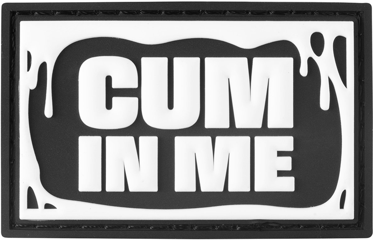 Fuck&Fist - Wear It - CUM IN ME - Fetish Tag met Klittenband