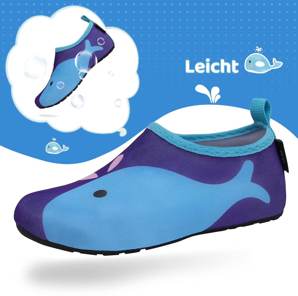 Zomerbadschoenen voor kinderen maat 20-37 - slip-on zwemschoenen - lichte antislip waterschoenen - ShopVlot