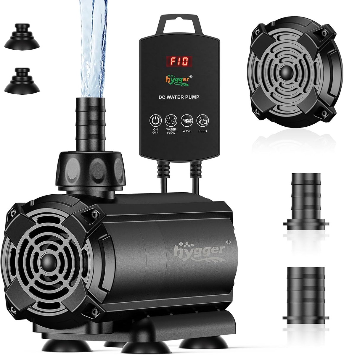 Aquarium waterpomp 2000 l/h - dompelpomp - met besturingseenheid - ideaal voor aquaria - ShopVlot