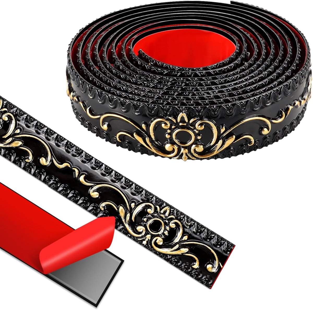 Wall Mouldings Self-Adhesive 3D Ceiling Mouldings Styrofoam for Mirror Borders Furniture Door Frames Ceilings Home - ShopVlot