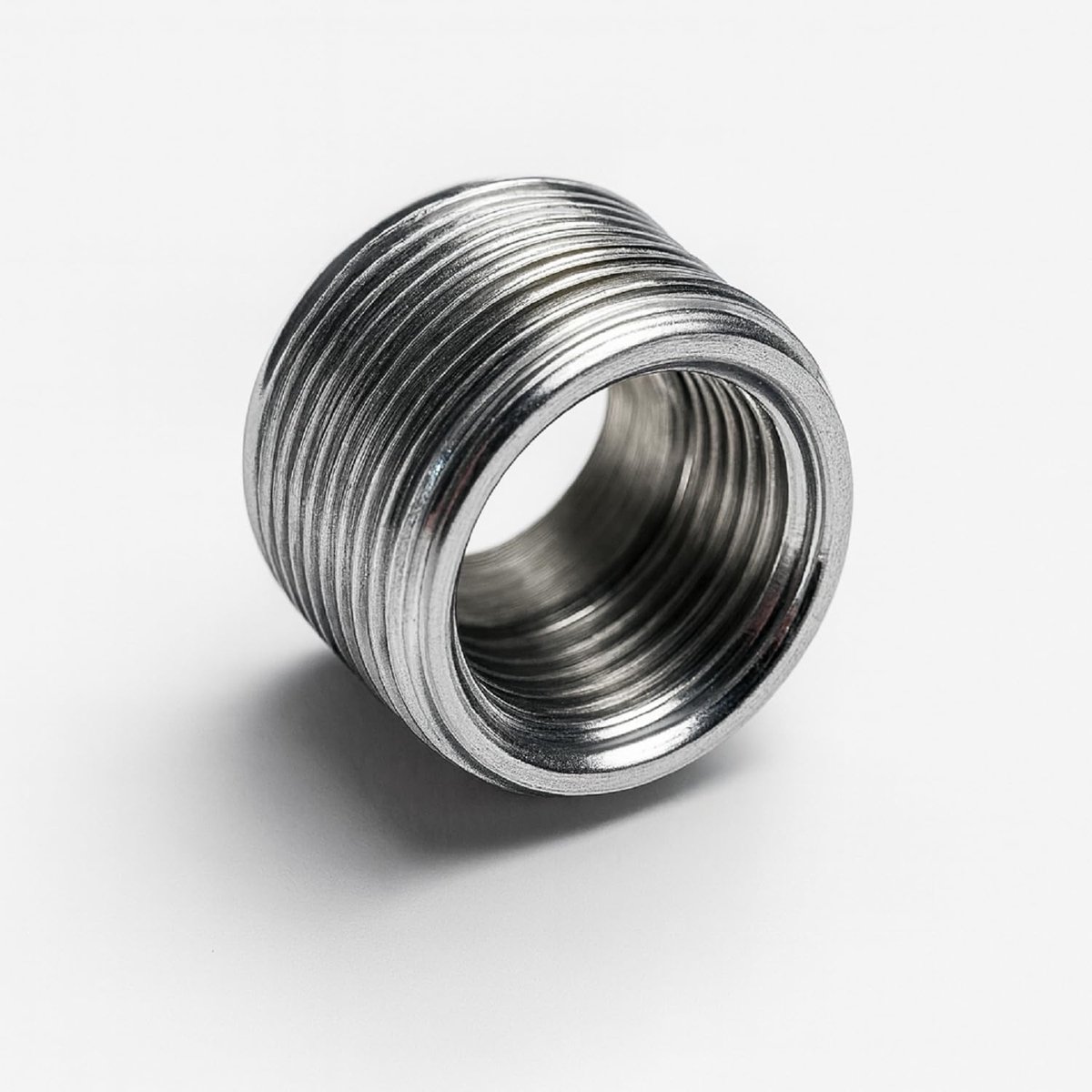 5X 3/4" x 1/2" Chrome Hexagon Bush - BSP Male to Female Thread Reducer - ShopVlot