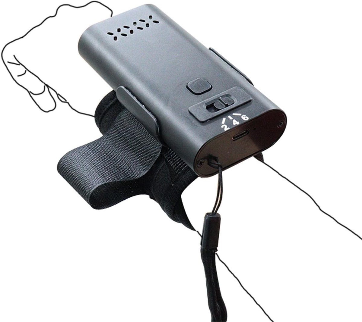 Draagbare UV Lamp voor Haarextensions met 3 LED Beads, Snelle Uitharding voor Thuisgebruik en Salons