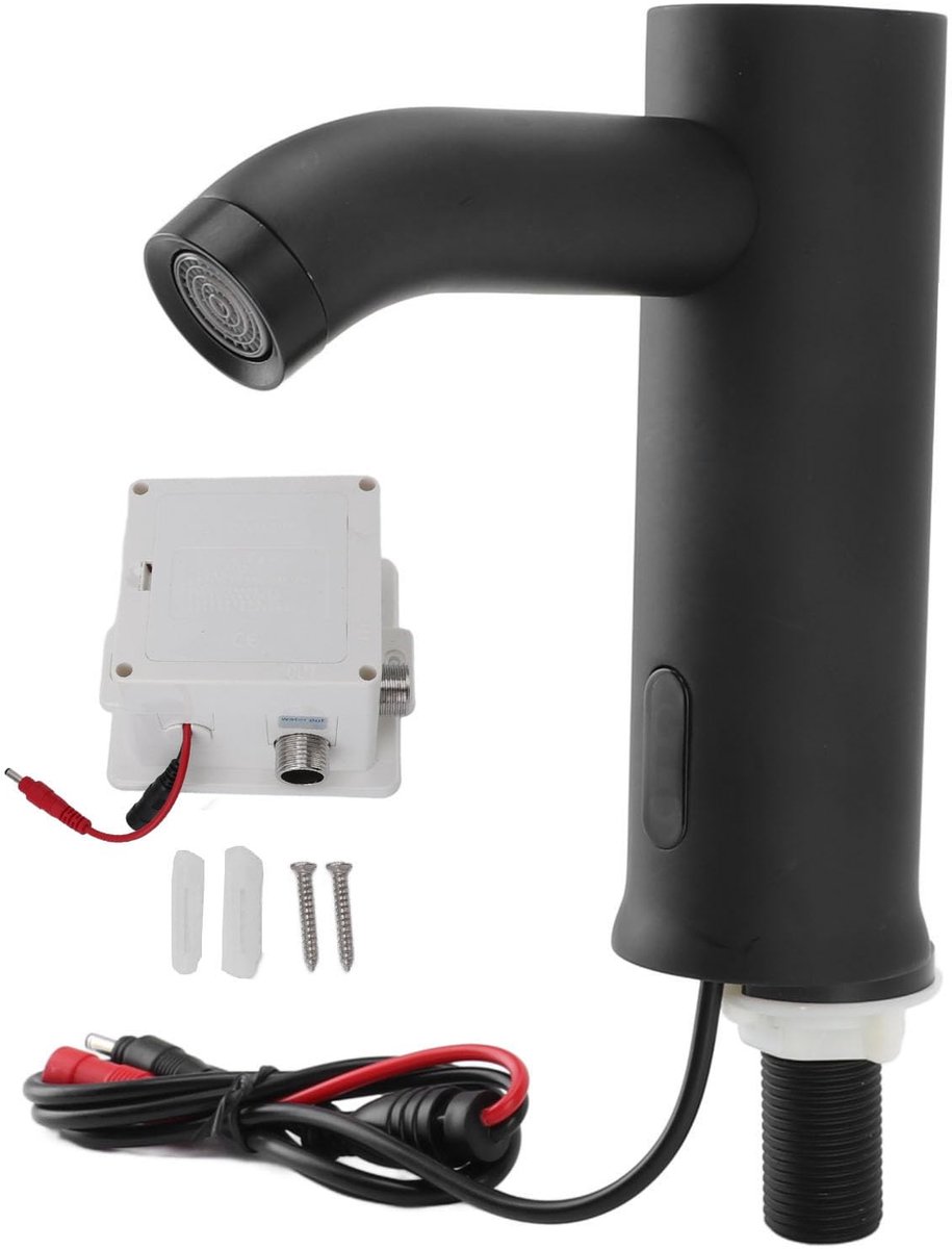 Automatische bewegingssensor kraan - batterijvoeding - verticale contactloze wastafelkraan - ShopVlot