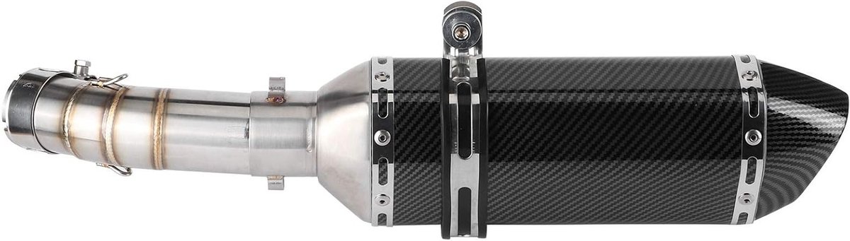 Uitlaat Systeem Mid-Pipe met Carbon Fiber Slip-On voor Z400 2018-2020 - Prestaties, Geluid en Stijl Verbeteren