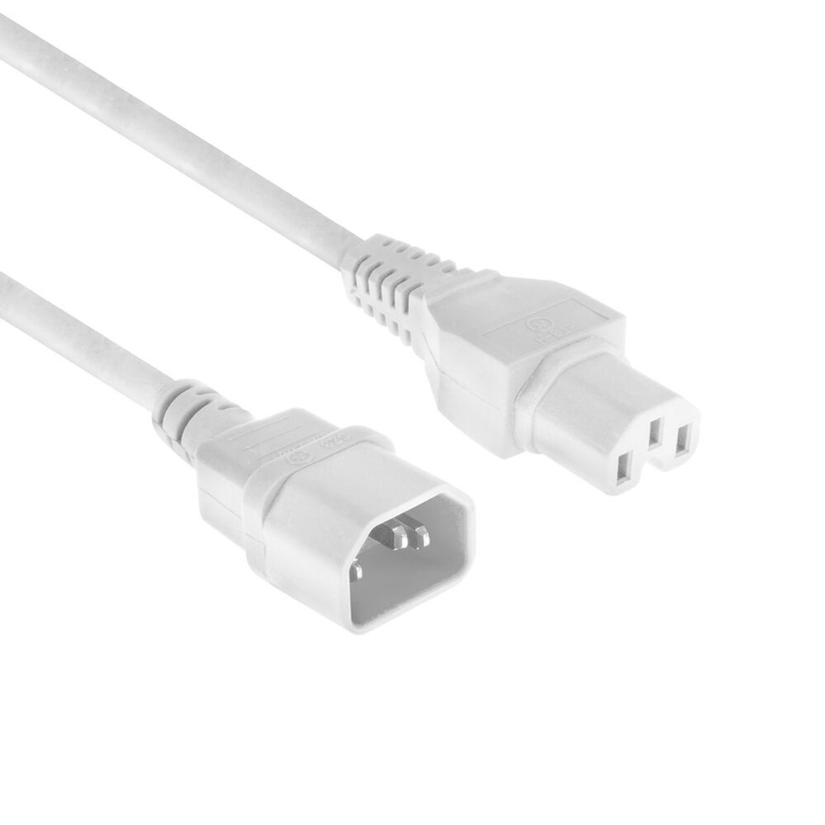 ACT Netsnoer C14 - C15 wit 2,5 m AK5389