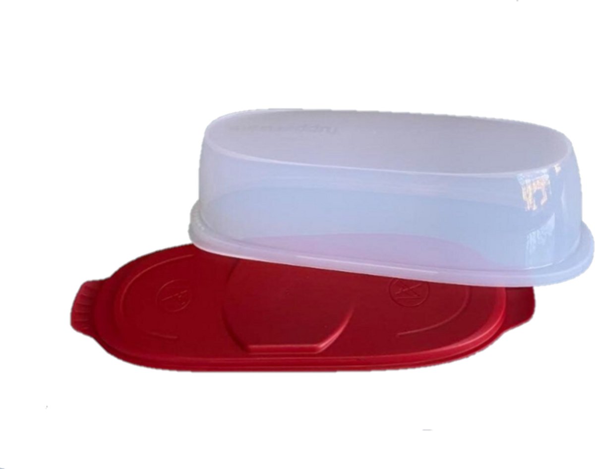 Tupperware Vershoud-Worstbak, Rood-Wit