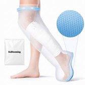 BeBlooming Douchehoes Anti Slip - Been - 65 cm- Voet - 100% Waterdicht - Voet - Gipshoes - Douche Hoes - Douchezak Been Gips - Onderbeen - Knie - Beenhoes Douchen