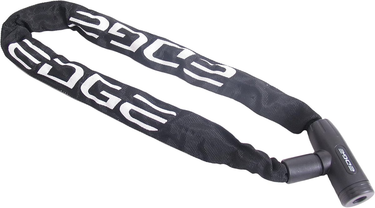 SnelShoppen - Chain lock Edge Granito 60 - Ø6*1100 mm - Zwart - Vergrendelingsketting met 2 sleutels, waterafstotend en extra veilig door gehard staal