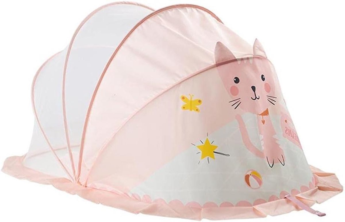 Muggennet Baby - Baby Klamboe - Bescherming Baby - Geen Installatie Nodig - 100 x 60 x 65 cm