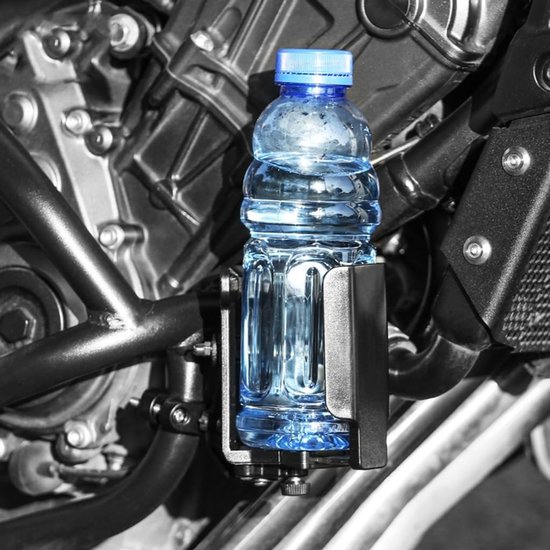 Universele Bekerhouder - Flessenhouder Stuur - Drinken Onderweg - 360 Graden Rotatie - 19-33 mm - Zwart — afbeelding 4
