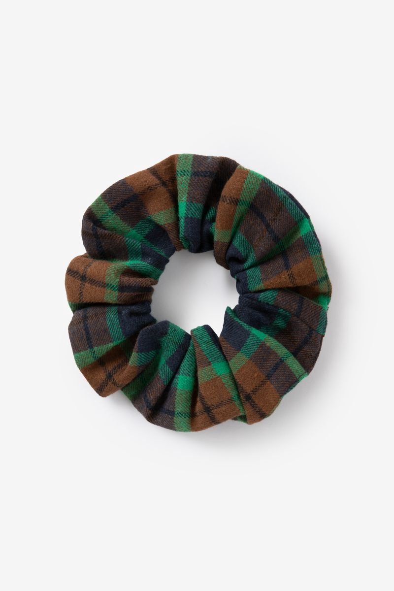 Sissy-Boy - Groene geruite scrunchie