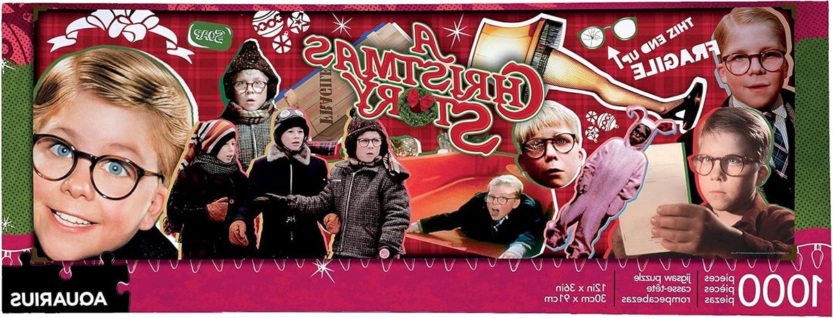 Kerst Puzzel - Legpuzzel Kerst Puzzel 1000 - Ontspannen Vrije Tijd - Slank Formaat - 1000 Stukjes - Kleurrijk