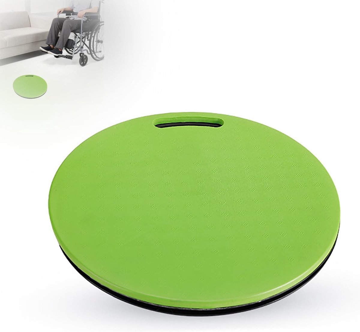 Draaischijf omzettingshulp, patiëntentransferschijf met greepgat, draagkracht 120 kg, voor ouderen en gehandicapten - ShopVlot