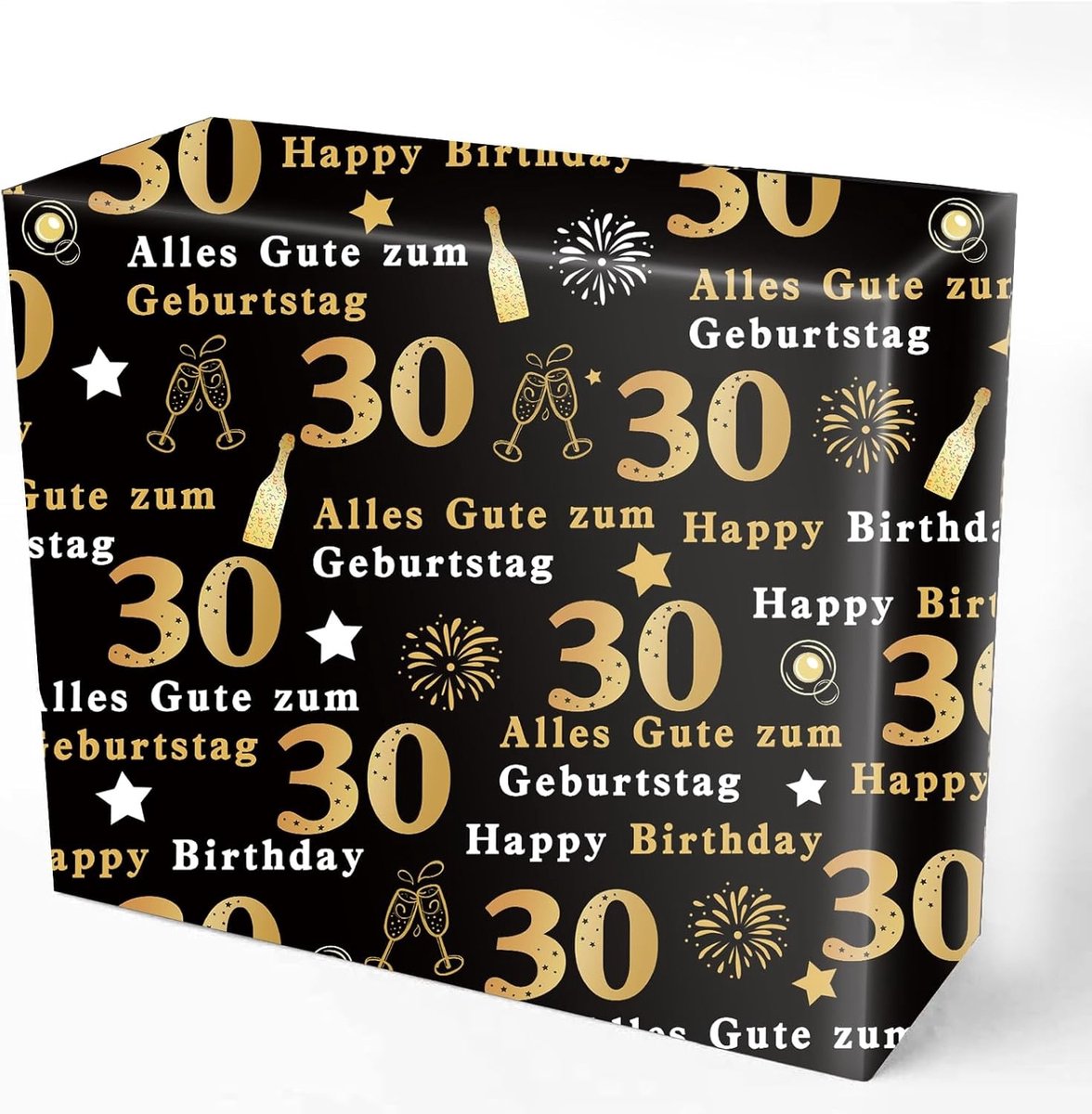 Verjaardags inpakpapier met kleurrijke ontwerpen - Perfect voor feestelijke gelegenheden en cadeaus