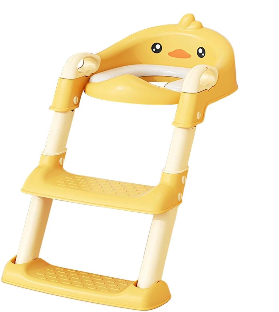 Potjestrainer met Ladder - Zindelijkheidstrainer Kinder Toilet - Kinderen Zelfstandig Maken - Antislip Ontwerp