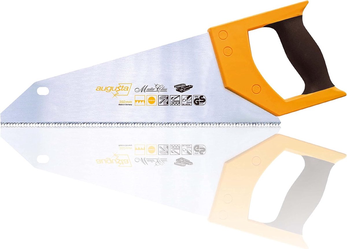 SnelShoppen - Augusta-Heckenrose vossenzaag 350 mm - handzaag met 2-componenten softgrip - ideaal voor werkbladen en spaanplaat bewerking