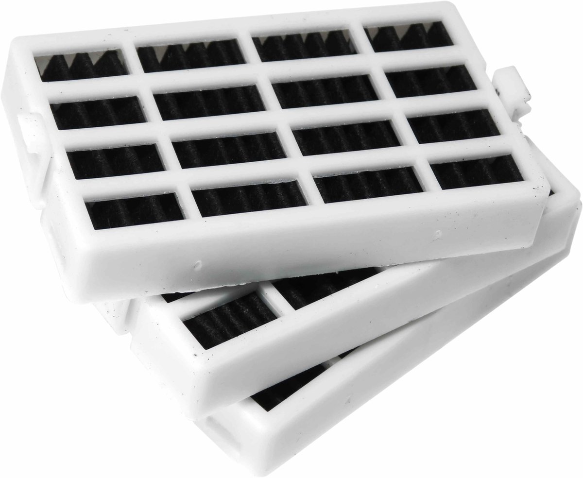 3x Dparts hygiënefilter geschikt voor Whirlpool Bauknecht koelkast - antibacteriële microban filter - luchtfilter nr. C00629721 - 481248048172 - HYGP-MIC - ANTF-MIC