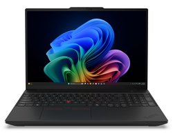 Lenovo ThinkPad T16 Gen 5 (Intel) Copilot+ PC Intel Core Ultra 7 355 Laptop 40,6 cm (16") WUXGA 16 GB LPDDR5x-SDRAM 512 GB SSD Wi-Fi 7 (802.11be) Windows 11 Pro Engels Zwart
