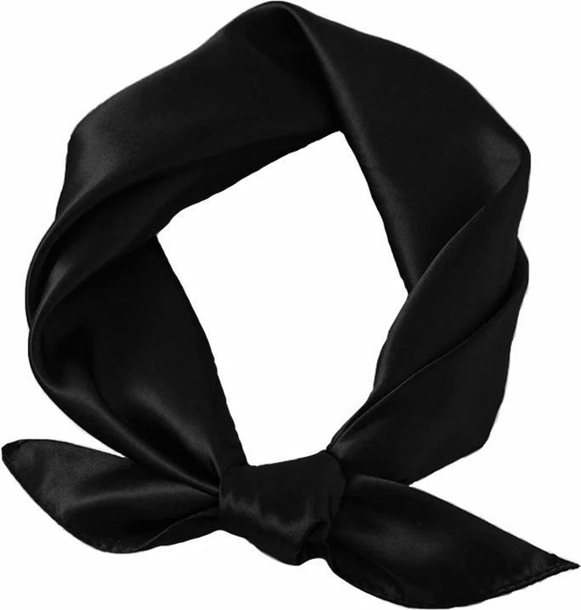 Haarband - Met strik - Knoop - Geknoopte haarband - Hoofdband - Haaraccessoire - Zachte hoofdband - Fashion accessoire - Headband - Elastisch - Tricotstof - Zwart - Jonyx