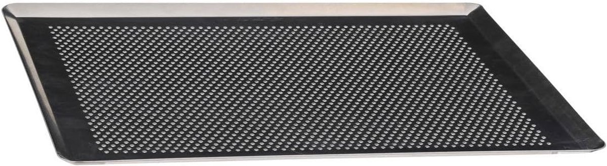 Geperforeerde Bakplaat - Zwart - 40 x 30 cm - Aluminium - Voor Bakliefhebbers