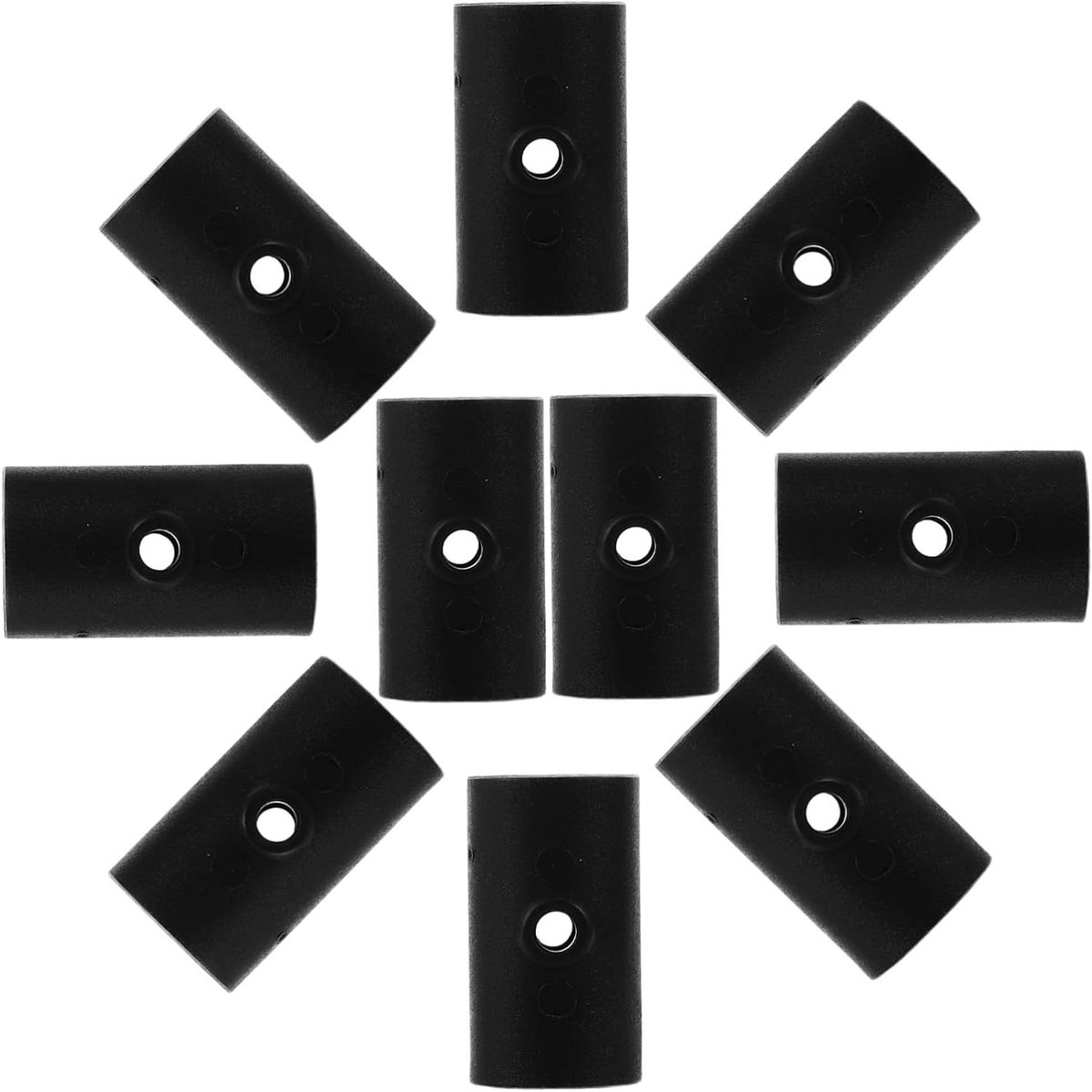 Voetbaltafel Locators - Positioneringsonderdelen Tafelvoetbal - Spel Verbeteren - Robuuste Constructie - 3 x 1.7 x 1.7 cm - Zwart
